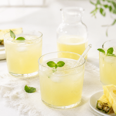 Zumo de aloe y piña