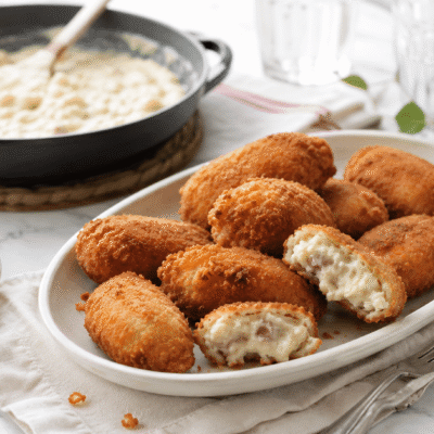 Croquetas de pollo y jamón