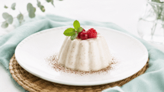 Flan de horchata