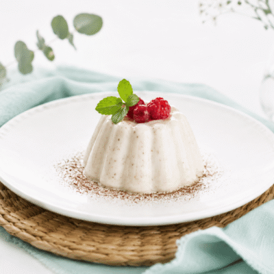 Flan de horchata