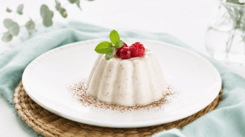 Flan de horchata