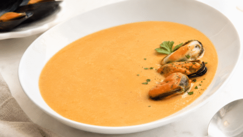 Mejillones a la crema
