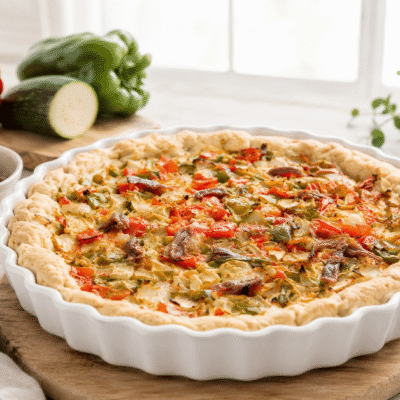 Coca de verduras