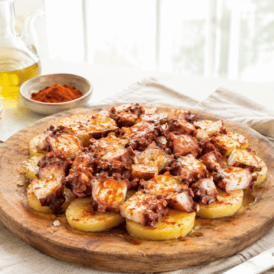 Pulpo a Feira con Thermomix