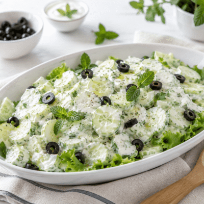 Ensalada de pepino y yogur