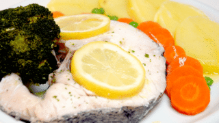 Plato completo en varoma con crema de verduras