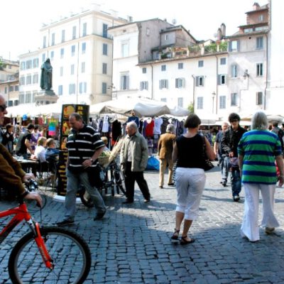 Campo Fiori en Roma