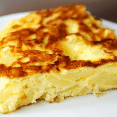 Tortilla de patatas en Thermomix