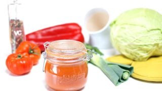Sopa o crema de verduras depurativa