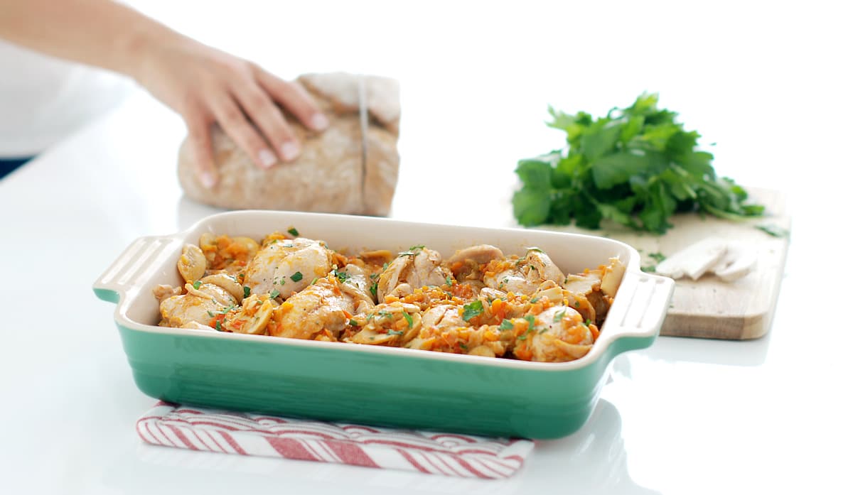 Pollo a la huertana con Thermomix® Pollo a la huertana con Thermomix®