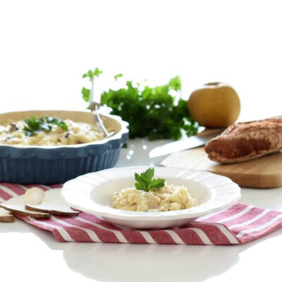 Arroz milanesa con boletus en Thermomix®
