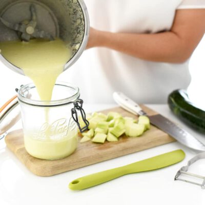 Bechamel de dieta de calabacín, con Thermomix®