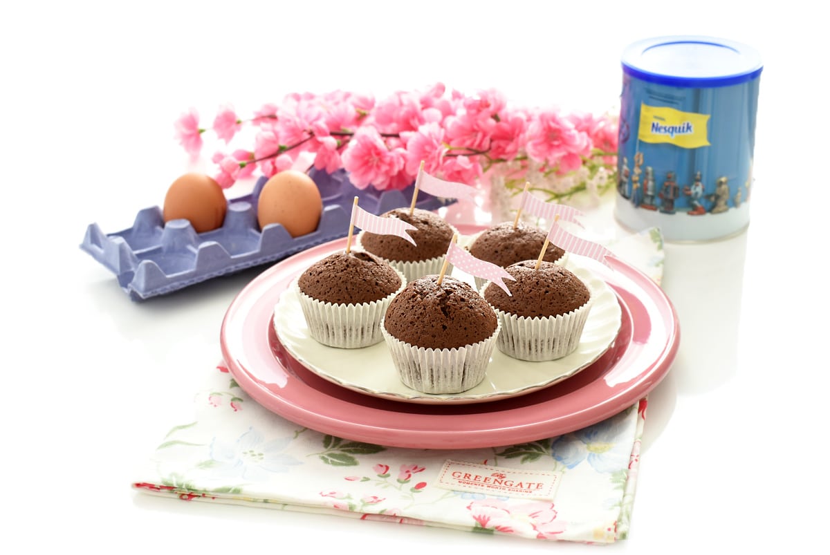 Magdalenas de Nesquick® con Thermomix®