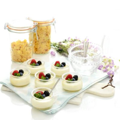 Yogur natural más cremoso con nata