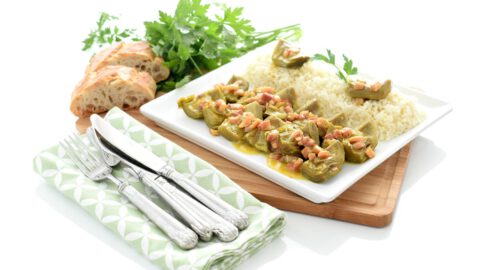 Alcachofas a la cerveza con Thermomix®