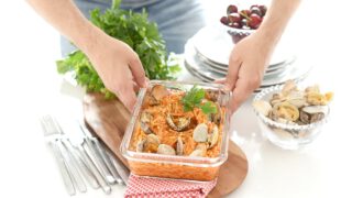 Fideos con almejas con Thermomix®