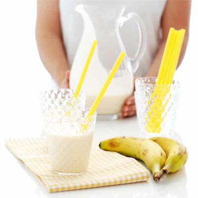 Batido de plátano en 1 minutos. Súper refrescante.