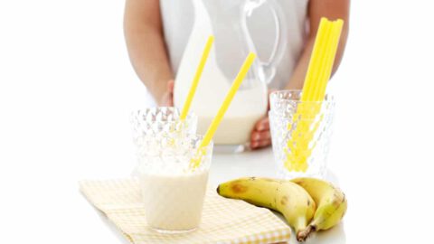 Batido de plátano en 1 minutos. Súper refrescante.