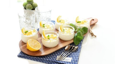 Crema helada de limón