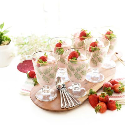 Espuma helada de fresas con Thermomix®