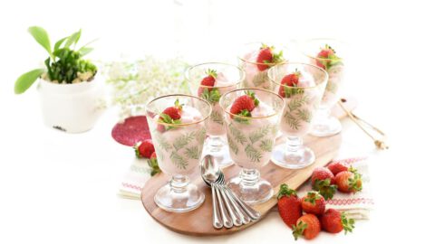 Espuma helada de fresas con Thermomix®