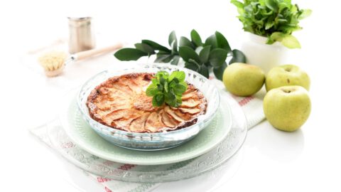 Tarta de manzana húmeda