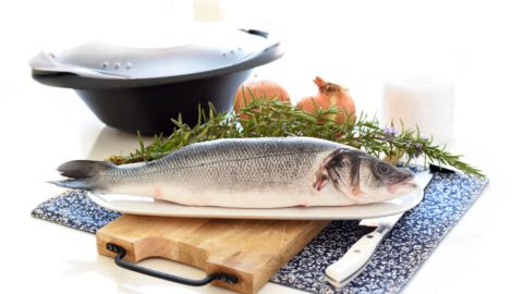 Lubina a la sal con Thermomix®