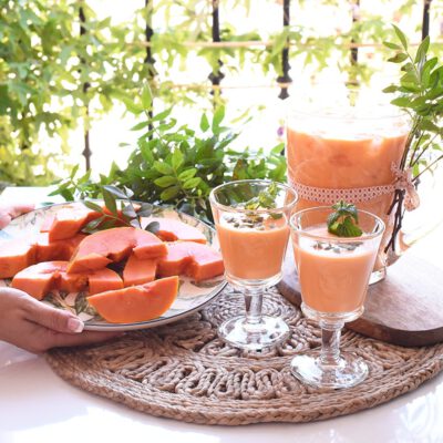 Zumo de papaya para tus desayunos