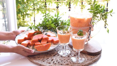 Zumo de papaya para tus desayunos