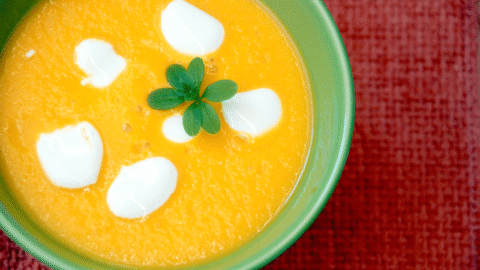 Crema de zanahorias...