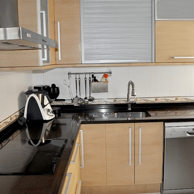 Cocinas en color roble