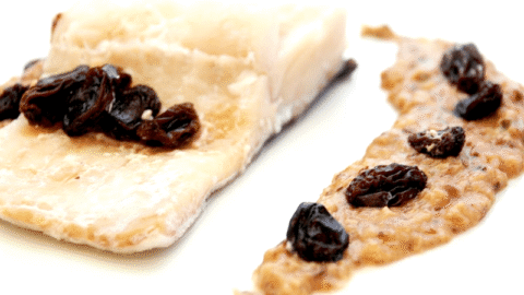 Bacalao con pasas