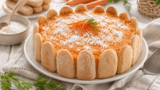 Tarta de zanahoria y coco
