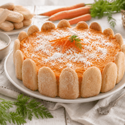 Tarta de zanahoria y coco