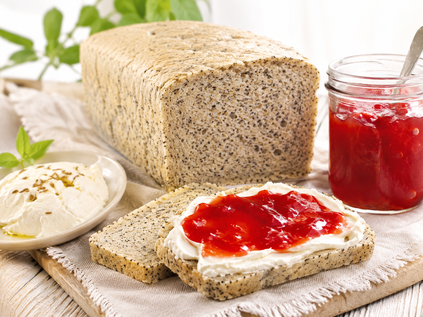 Pan de molde con semillas de Amapola