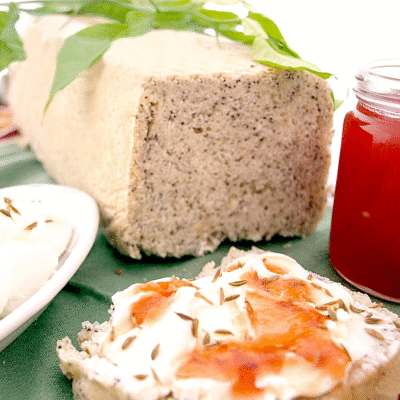 Pan de molde con semillas de amapola