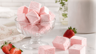 Nubes de fresa caseras
