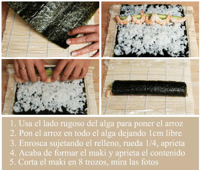 Sushi paso a paso Sushi paso a paso
