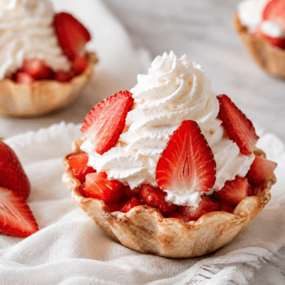 Fresas con nata