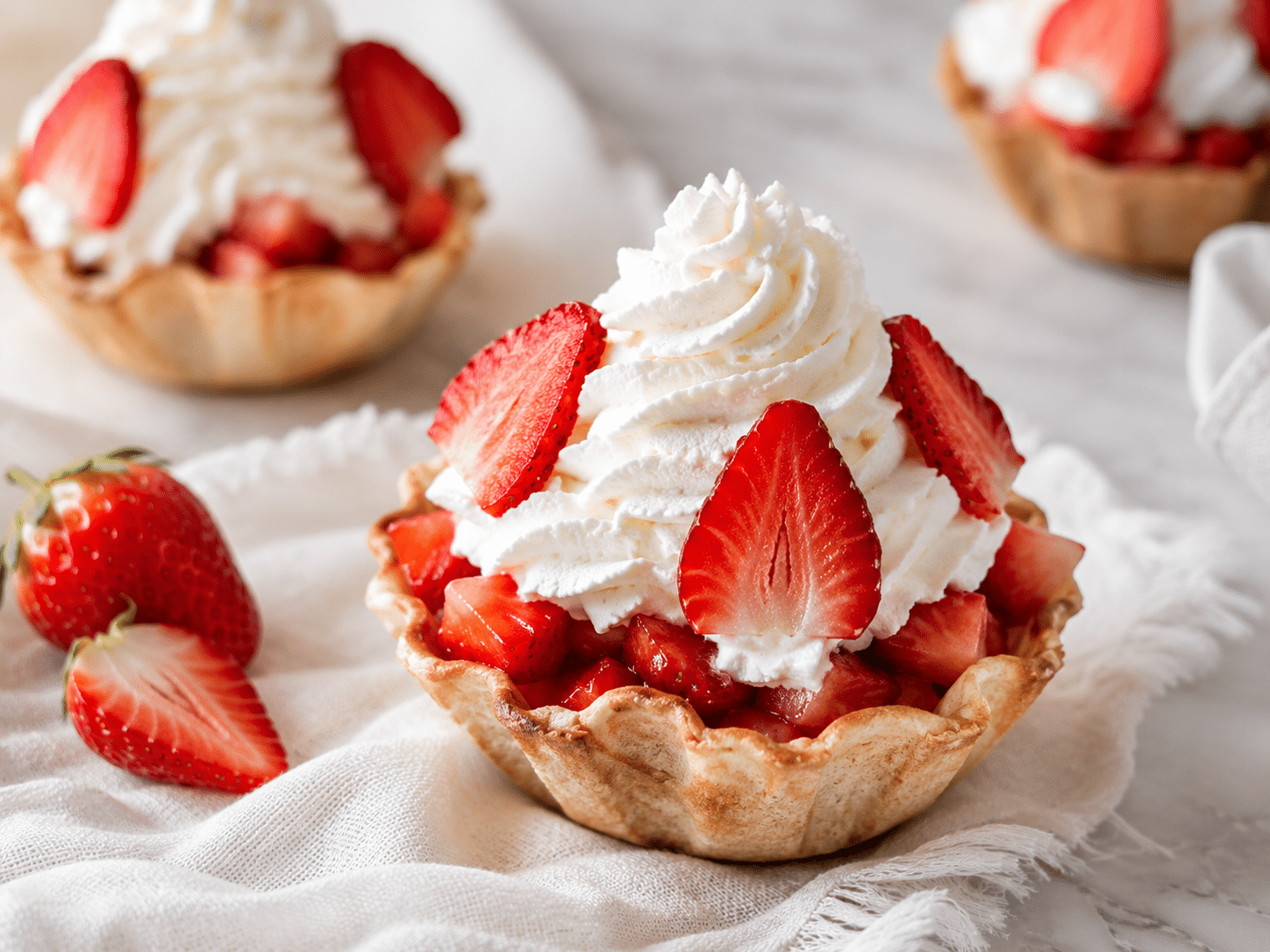 Fresas con nata