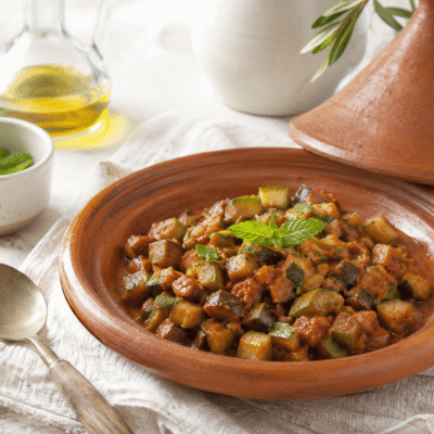 Ensalada marroquí de berenjenas