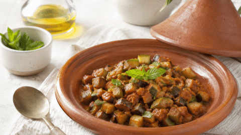 Ensalada marroquí de berenjenas