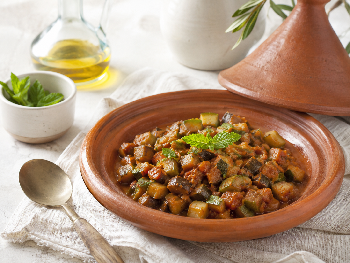 Ensalada marroquí de berenjenas