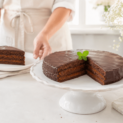 Tarta Sacher sin gluten