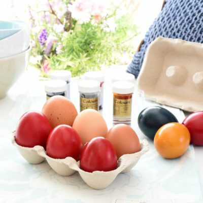 Divertidos Huevos de Pascua de colores