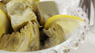 Alcachofas al limón