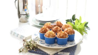 Magdalenas, con almendras