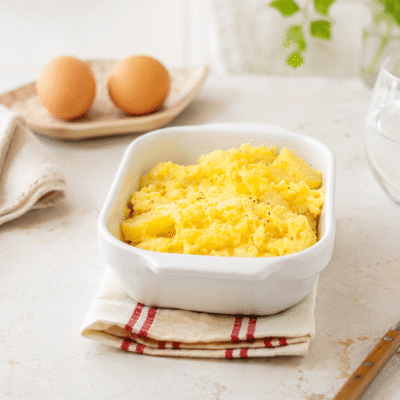 Patatas con huevos rotos