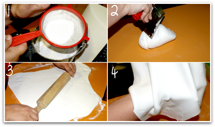 Cómo trabajar la masa de fondant Cómo trabajar la masa de fondant