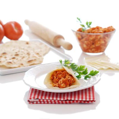 Tinga para burritos mexicanos en Thermomix®